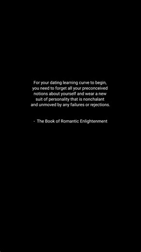 Begin your Dating Learning Curve now.