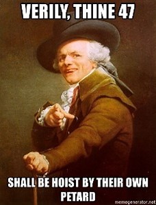 Hoisted By Your Own Petard - Meaning, Origin and Usage - English-Grammar-Lessons.com