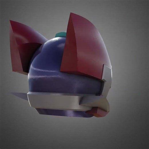 Mega Man ZX Helmet 3D printable model | replica | cosplay | stl | print file