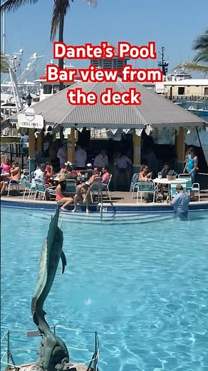 Dante’s Pool Bar in Key West | Best Pool Party & Drinks in the Florida Keys #shorts #tiktok