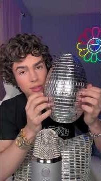 Which ASMR trigger sounds better🪩 #asmr #asmrtriggers #triggersforsleep