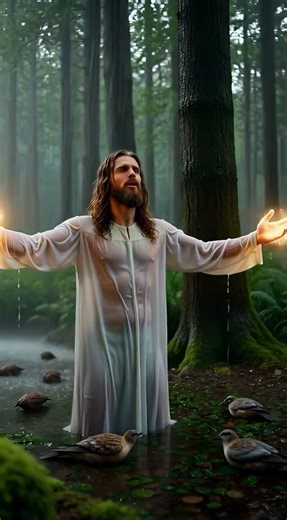 🌿🌧️ Reviving creatures in the deep forest #jesus #jesusfreak #love #god