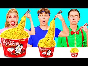 Big, Medium and Small Plate Challenge | Crazy Kitchen Situations by BaRaDa Challenge