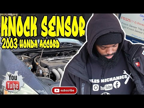 How to replace knock sensor honda accord vtec P0325 (Easy fix)