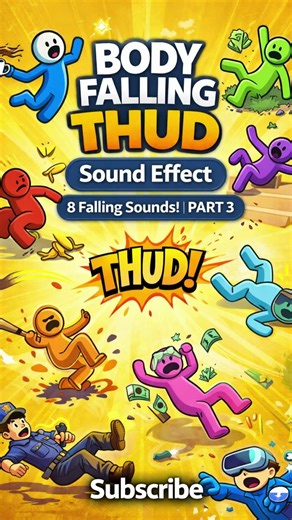 Body Fall Thud Sound Effects | 8 Realistic Body Hits Part 3 | SFX Series