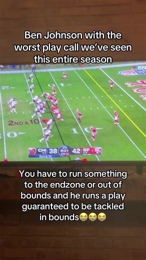 Ben Johnson with probably the worst play call all season long. The one seed was on the line and bros acting like it’s a preseason game😭😭😭 #nfl #sports #gambling #sportsbetting #bears