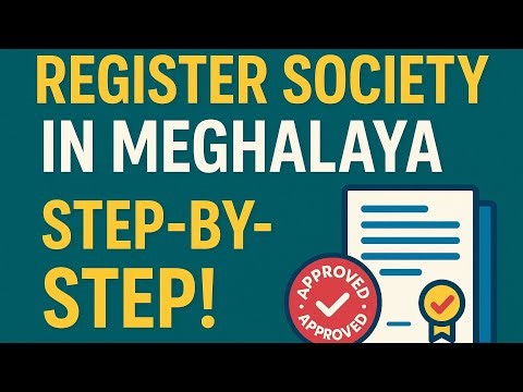 Society/NGO Registration in Meghalaya online Guide with Demo Certificate