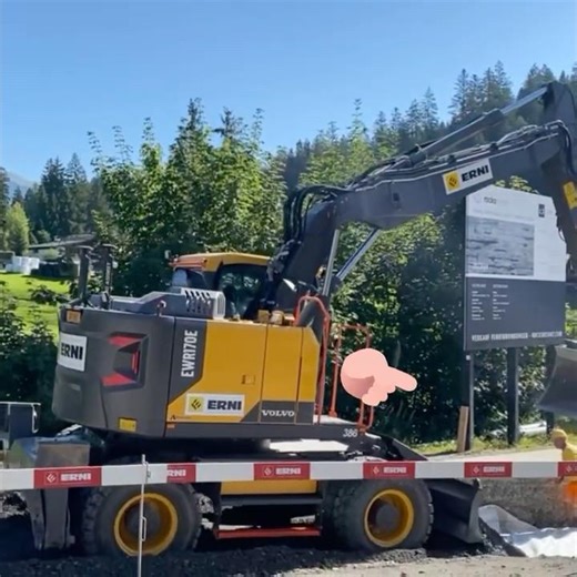 EXCAVATOR AT WORK FOR KIDS | construction vehicles for kids #shorts