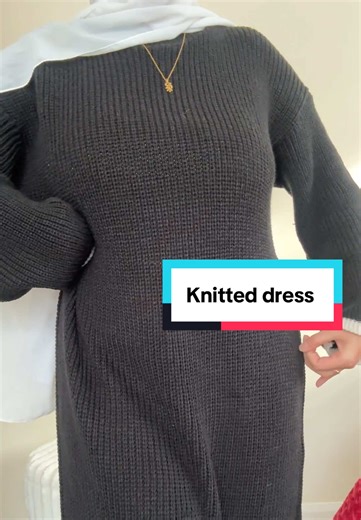 Stylish Knitted Dress for Modest Fashion Lovers
