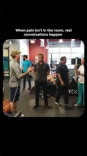 Care changes when pain stops leading the interaction.