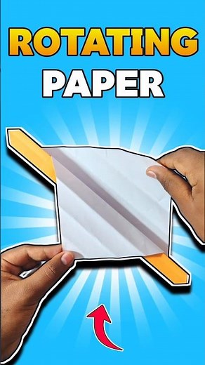 Rotating Paper Magic 🔄 | Mind-Blowing DIY Spinner #DIY #Satisfying #Shorts