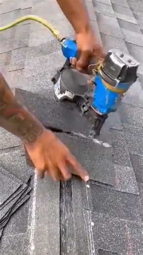 Expertly Securing Shingles for a Durable and Reliable Home Protection #shorts