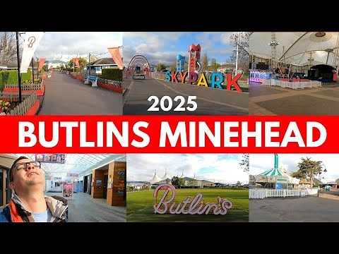 Butlins Minehead Tour 2025 Skyline, Skypark, Funfair + More