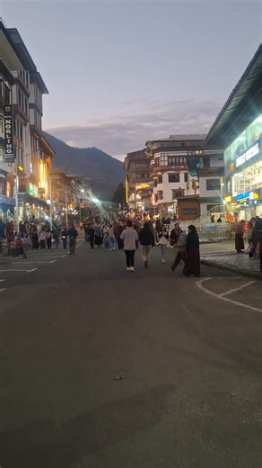 Beautiful view of Thimphu town #goodnight | Sangay Chedup