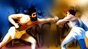 Shri Krishna 25 July Episode 84 : युधिष्ठिर ने की राजसूय यज्ञ की घोषणा, जरासंध का भीम से द्वंद्व युद्ध