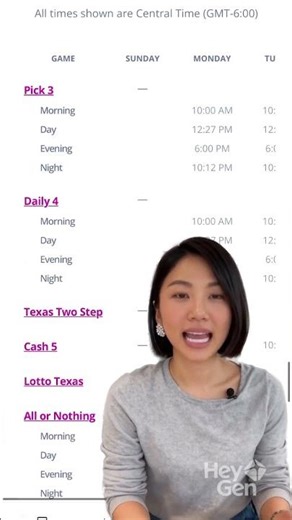 When is Texas lottery drawing? (See the TX lottery drawings schedule at LotteryCoast.com)