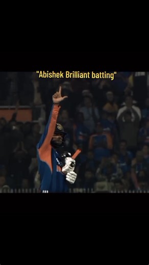 abhishk brilliant batting #abhishek #indvsnz #fyp #cricket #toptrendingvideo