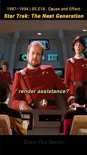 📺 SHOW ME 📺 Star Trek The Next Generation EPISODE: S5.E18 · “Cause and Effect” #shorts