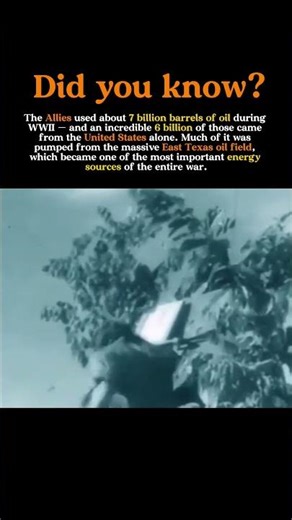 The Oil That Won WWII: 6 Billion Barrels Came From the U.S.