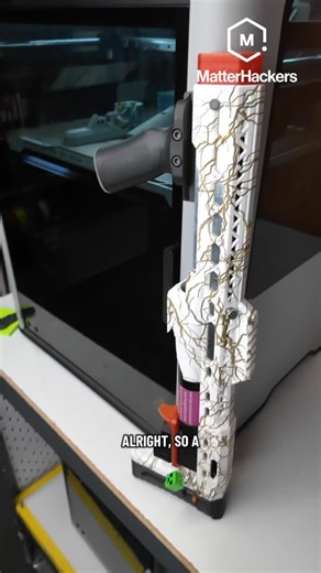 Michael 🤓 on Instagram: "Live by the lynxoid die by the lynxoid @matterhackers @bambulab_official @protopasta @orion_blasters Everything linked in bio! #3dprinting #matterhackers #maker #fyp #3dprinted #3dprinttok #filament #protopasta #3dprinter #bambulab #3dprintednerf #nerf #h2d #tech #giveaway #giveawaycontest"