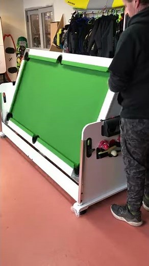 Rotating 7' Pool and Air Hockey Table