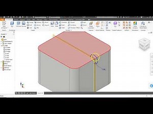 Autodesk Inventor Tutorial - Sweeping In Autodesk Inventor - Video 1