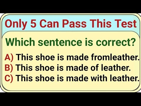 Mixed Grammar Quiz: Only 5% can pass This Test