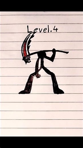 Drawing stickman in different levels #stickman #drawing #sketch #tutorial