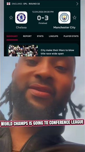 World champs for conference league🤗😁😂🤭🥱 #viral #football #chelsea #championsleague #elp