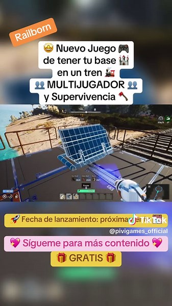 🤩 Nuevo Juego 🎮 de tener tu base 🏰 en un tren 🚂 MULTIJUGADOR 👥 y Supervivencia 🪓 GRATIS 🎁 próximamente 📆 #parati #fyp #steam #pc #juegospc #juegosgratis #accesoanticipado #pivigames #veroxpivigames #gratis #juegos