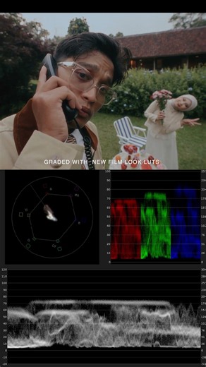From Flat to Cinematic Film look in a sec 🤩 #cinematicwedding #colorgrading #wedding