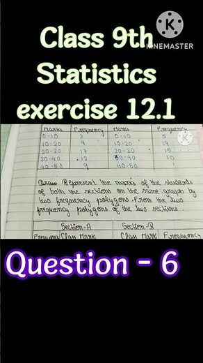 Class 9th 📈 GRAPHS 👉 chapter 12 statistics 💁‍♂️ exercise 12.1 question 5