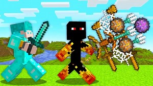 CAZADOR vs FUGITIVO con SUPER ESPADA en MINECRAFT!! | ATHOS YT