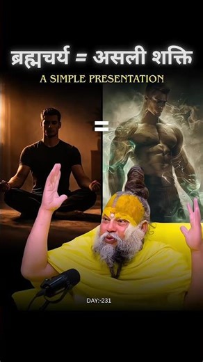 ब्रह्मचर्य = असली शक्ति🔥||A simple presentation|| #shorts