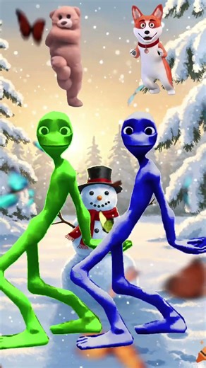 Alien Dance VS Funny Alien 🎯| Dame Tu Cosita Dance 🚀| Funny Alien Dance Song 2025