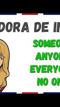 🔴Diferencias entre **SOMEONE**, **ANYONE**, **EVERYONE** y **NO ONE**