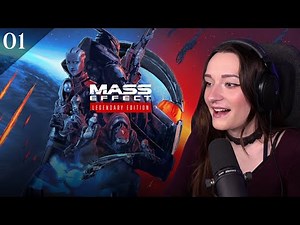 (First Playthrough) I'm OBSESSED! 😍 | Mass Effect Legendary Edition - Ep.1 | Let's Play [Veteran]