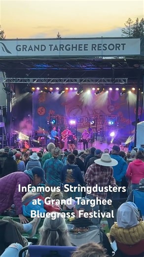 Infamous Stringdusters at Grand Targhee Bluegrass Festival #bluegrass #livemusic