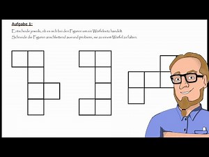 Würfelnetze | Mathe Klasse 5 | Aufgabe mit Lösungen