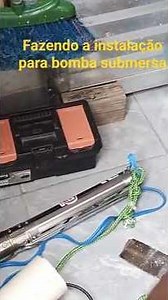 Installing a submersible pump