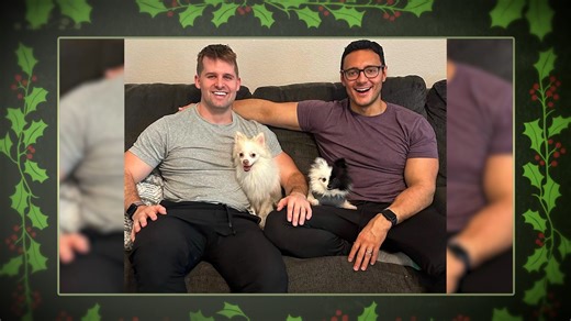 Meet FOX Weather Meteorologist Stephen Morgan's two darling pups, Theo Thunder and Cu (as in Cumulus ☁️)! You can see more of Theo and Cu in "The FOX Weather Howliday Special" with FOX Weather Meteorologist Craig Herrera, which airs tonight at 8 p.m. ET on FOX Weather. | FOX Weather