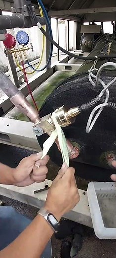 mantenimiento a un chiller y sus componentes#chillers #hvac #aireacondicionado