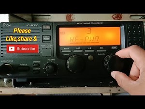 ICOM IC M710 || Adjustment