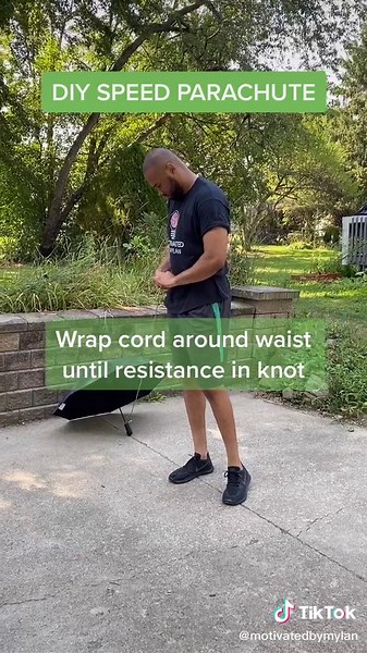 DIY Speed Parachute ☂ 💨 #MotivatedByMylan #diy #howto