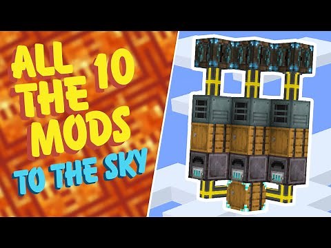 All The Mods 10 To The Sky EP5 INSANE EnderIO & Integrated Dynamics Ore Processing Setup