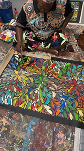 179K views · 6.1K reactions | More of Louise in action! | Readback Aboriginal Art Darwin | Facebook