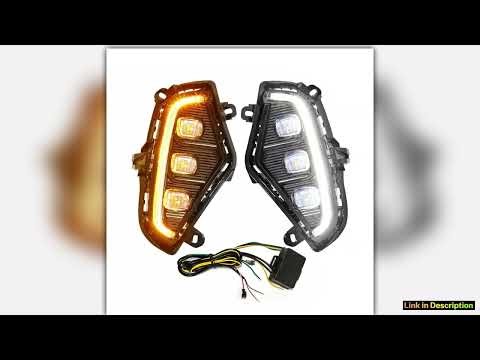 Daytime Running Lamp DRL Led Lights Fog Toyota RAV4 2019 2020 2021 Turn Signal DayLight Accessories