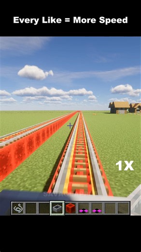Minecraft Minecart Challenge: You Control the Speed!