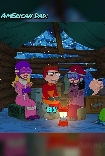 Stan encounters an avalanche. #cartoon #animation #americandad