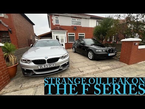 Both BMWs leaking oil but a bit of a strange leak on the 435i